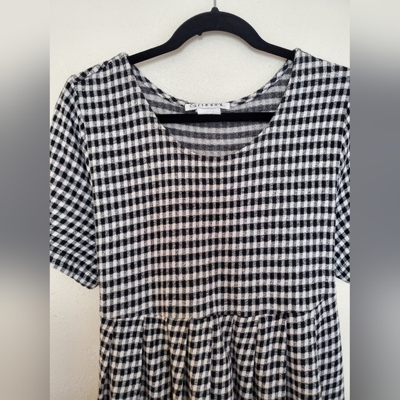 Vintage Marian & Maral Gingham Check  Badydoll Dress - Picture 3 of 7